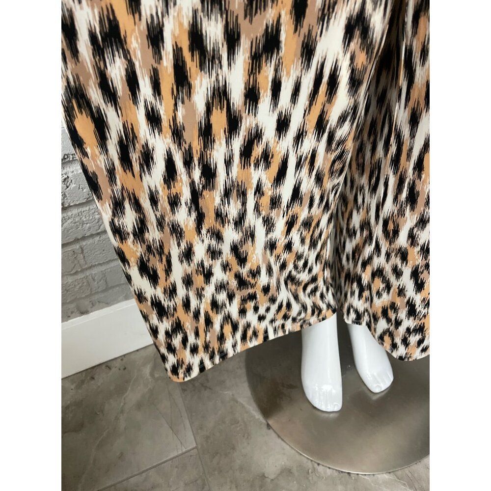 G by Giuliana Women's Animal Print Side Slit Pant & Top 2 Pcs Set Size LP NWT - Picture 9 of 12